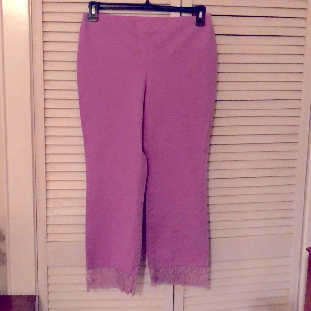 Alfani lace ankle pants